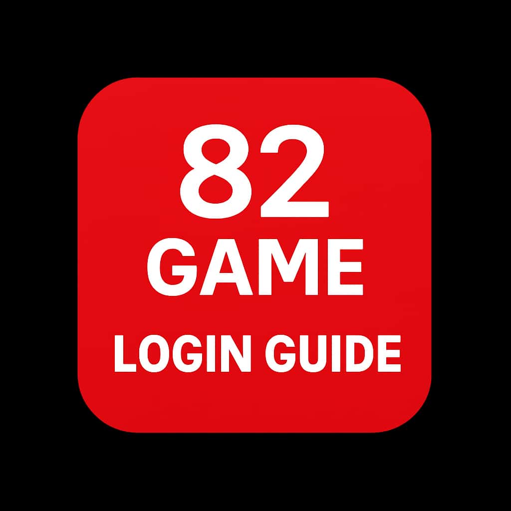 Minimal icon representing 82 Game Login Guide.