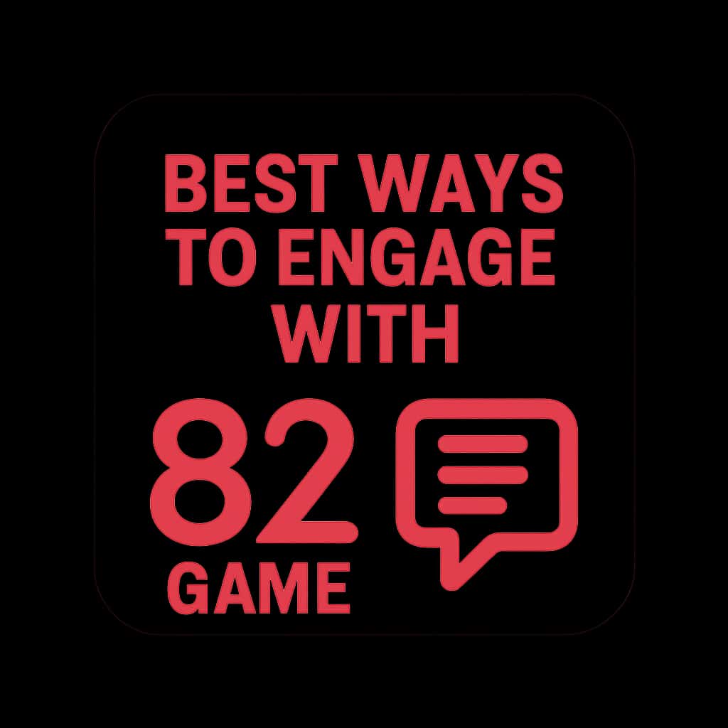 Icon representing engagement strategies for 82 Game.