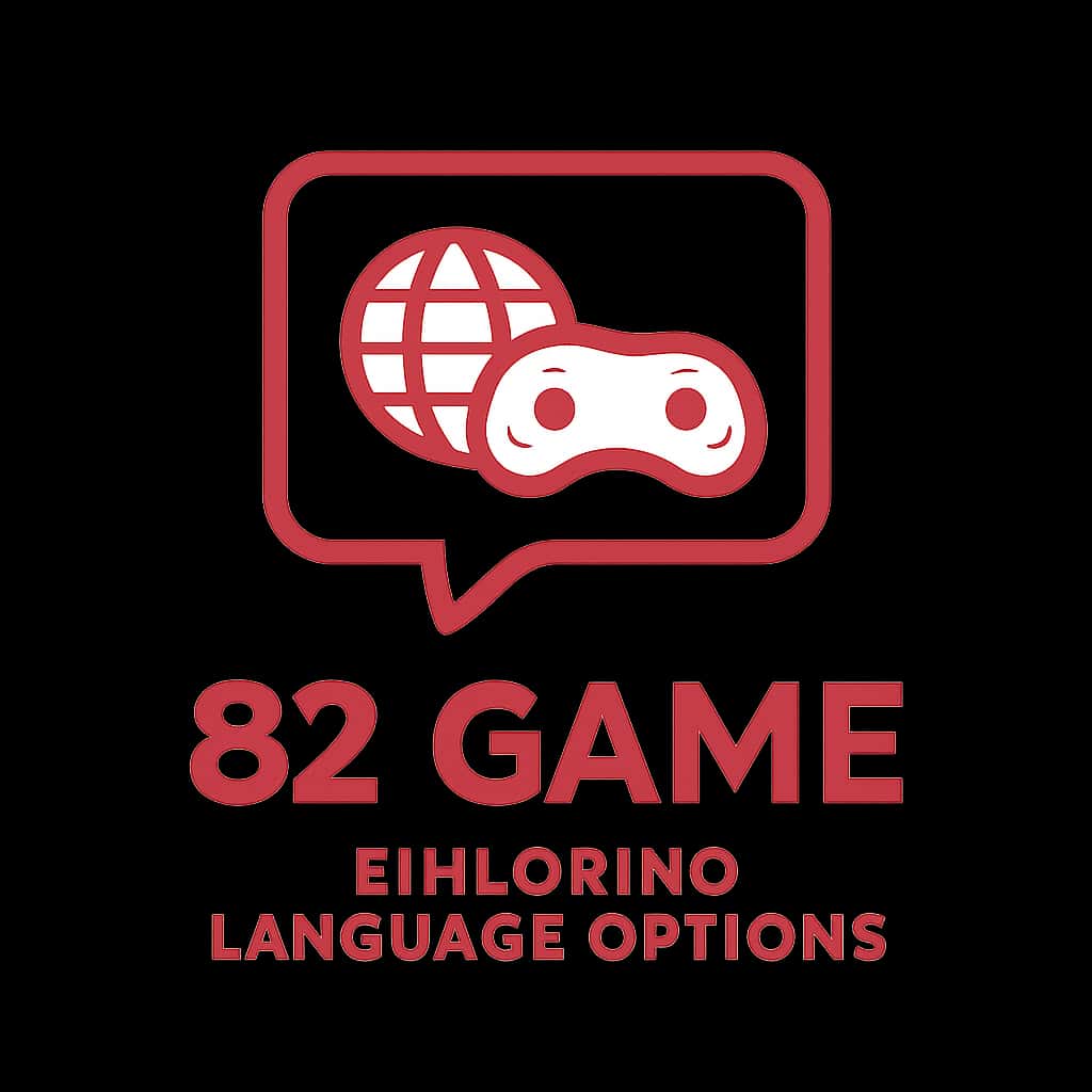 An icon symbolizing support for various language options in 82 Game.