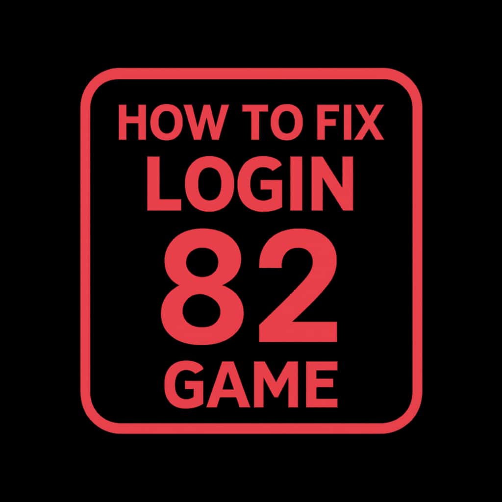 An icon representing support for fixing login issues in the 82 Game application.