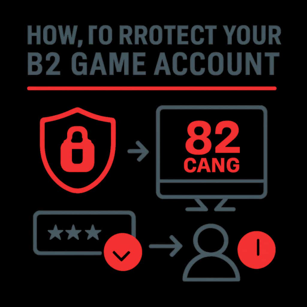An educational diagram on securing your 82 Game account.